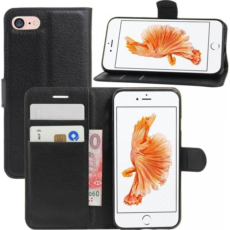 Thumbnail - Screenguard Apple iPhone 8 Leather Guard Lederhülle (Apple iPhone 8), Smartphone Hülle, Schwarz
