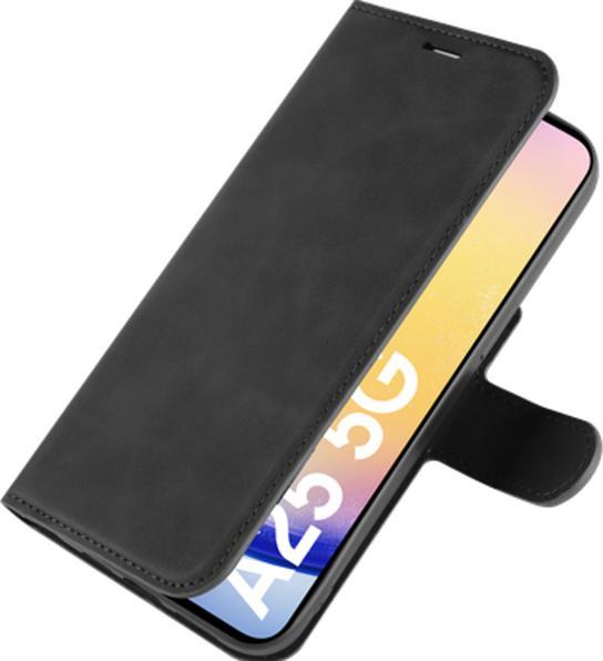 Produktbild Just in Case Pu-Leder Book HÃ¼lle Schwarz Samsung Galaxy A25 (Samsung Galaxy A25)
