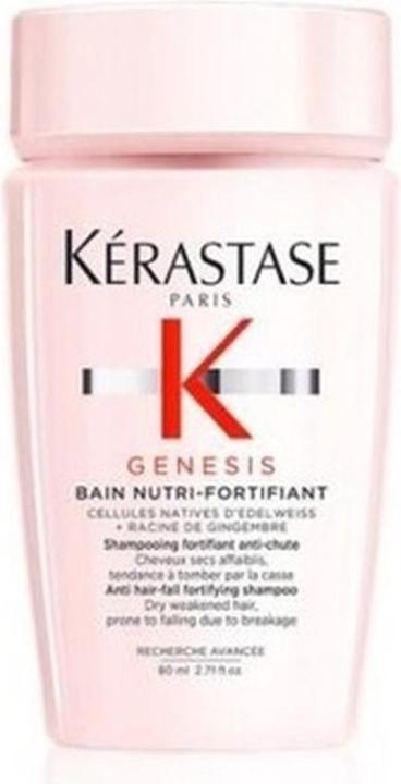 Kérastase Genesis Nourishing Shampoo für trockenes Haar 80ml Reisegrösse (80 ml, Flüssiges Shampoo)