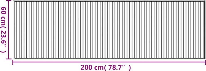 Produktbild vidaXL Teppich (60 x 400 cm)