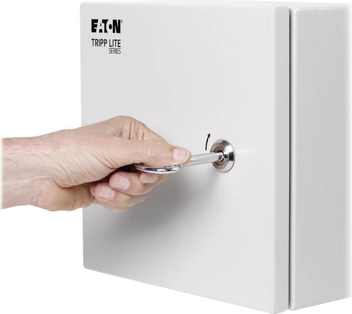 Produktbild Eaton TRIPPLITE SmartRack Outdoor Ind. Encl. w Lock - NEMA 4 Metal Construction 25,4cm 10Zoll x 25,4 (5.71 HE, 10 Zoll Rack)