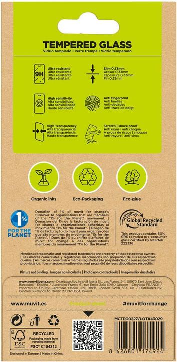 Actual product image Muvit MCTPG0227 (1 pcs., Apple iPhone 16 Pro Max, Apple iPhone 17 Pro Max)