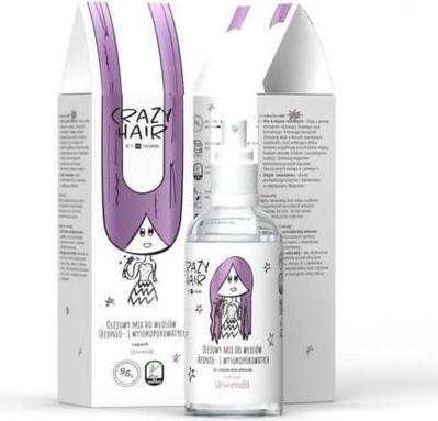 Image du produit Hiskin Crazy Hair Mélange d'huiles à la lavande pour cheveux à porosité moyenne et élevée 100ml (100 ml)