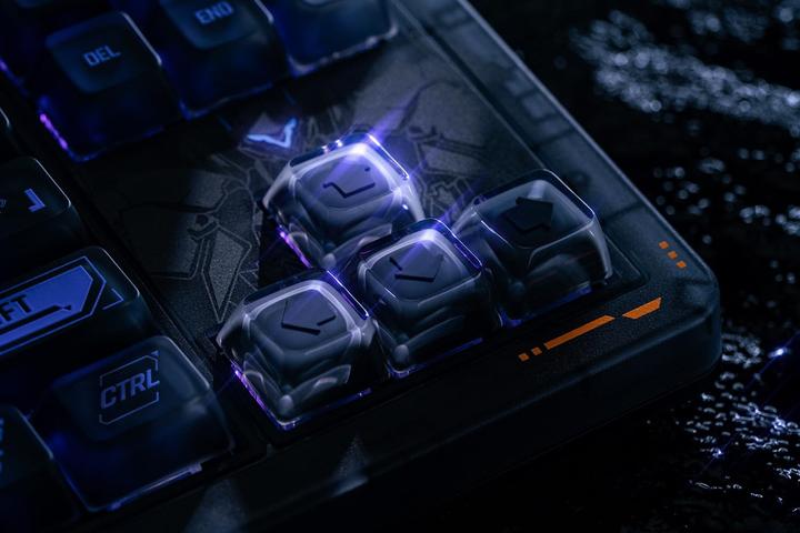 Produktbild 8bitdo - Mechanical Keyboard Mecha Break Ed. - Black - 87 Keys (US, Kabelgebunden, Kabellos)