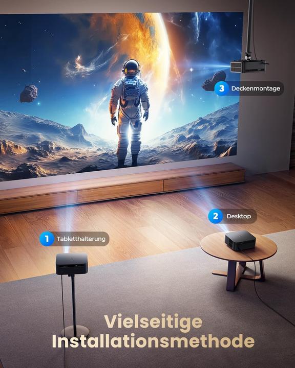 Image du produit WiMiUS 4K Beamer K13 mit Autofokus und Google TV (4K, 1300 lm)