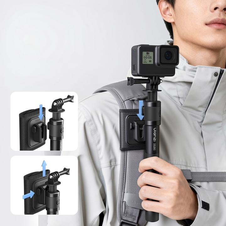 Actual product image Ulanzi VL04 Action Camera Quick Release Extension Pole