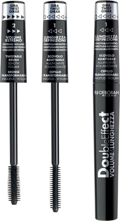Produktbild Deborah Milano Double Effect Mascara (Schwarz)