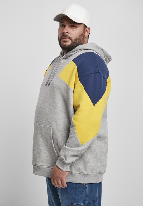 Immagine prodotto Urban Classics Felpa con cappuccio oversize a 3 toni (M)