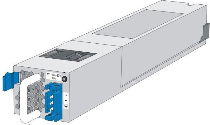 Actual product image HPE E N FlexFabric Switch Power Supply, DC Hot-Plug, NEBS Compliant (650 W)
