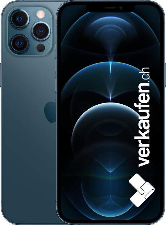 Produktbild verkaufen.ch iPhone 12 Pro Max (128 GB, Pacific Blue, 6.70", 12 Mpx, SIM + eSIM, A / Wie neu)