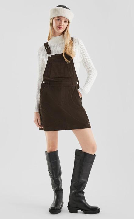 Image du produit s.Oliver Kleid Mini-Latzkleid aus Cord (40)