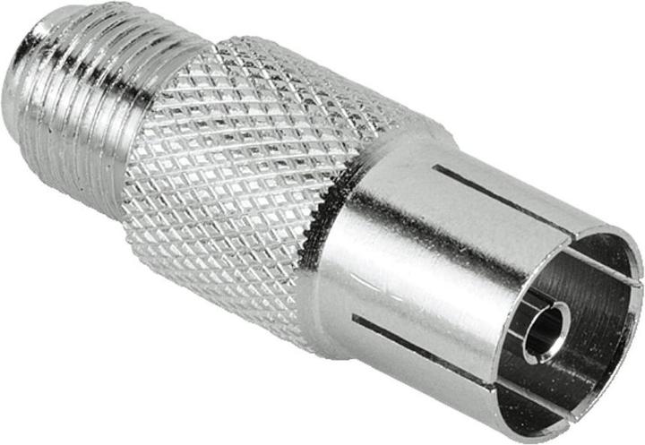 Actual product image Hama SAT adapter F-coupling - coax coupling (Plugs and connectors)
