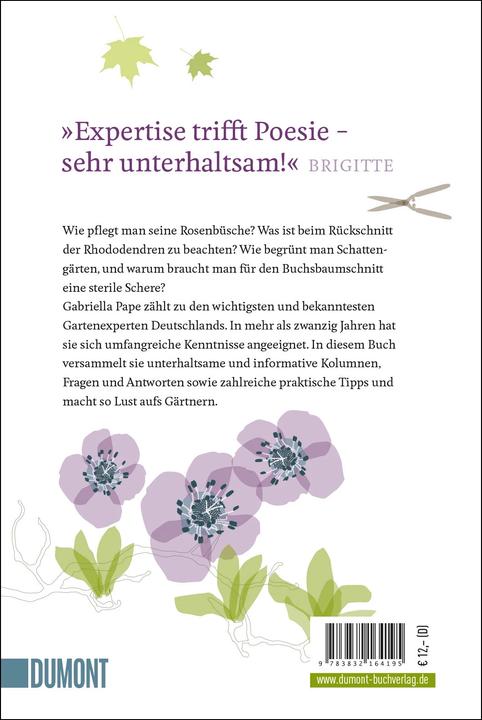 Produktbild Alles, was Sie schon immer übers Gärtnern wissen wollten (Deutsch, Gabriella Pape, 2017)