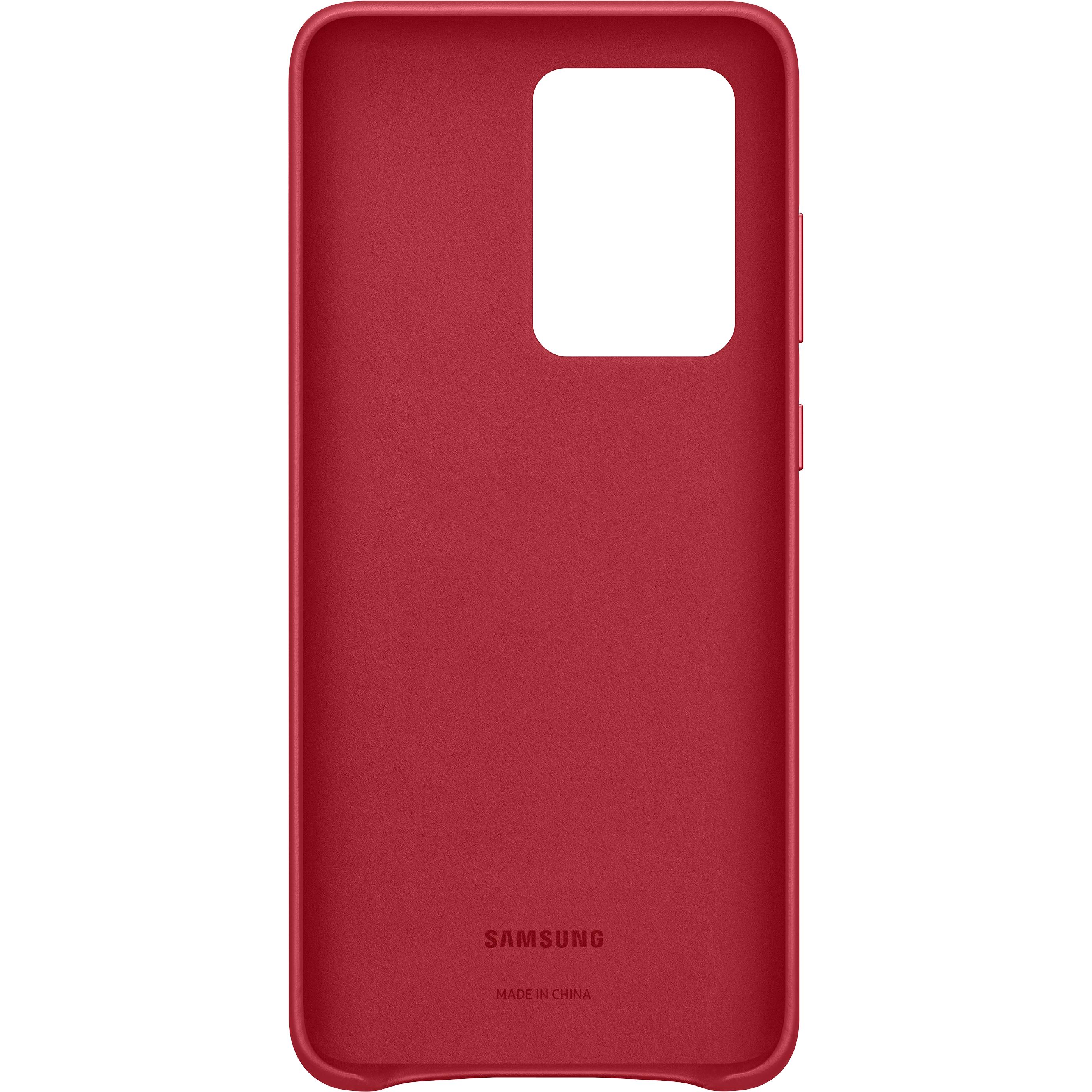 Thumbnail - Samsung Leather Cover (Samsung Galaxy S20 Ultra 5G), Smartphone Hülle, Rot