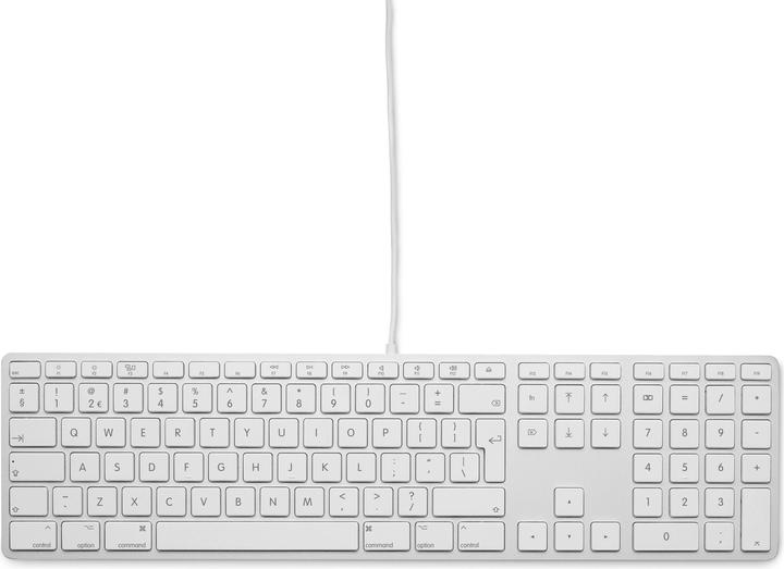 Productafbeelding LMP USB Toetsenbord 110 toetsen bedraad met 2x USB en aluminium bovenklep - Nederlands (NL, Bedraad)