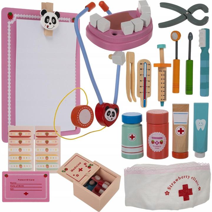 Image du produit Kruzzel Petit kit de médecin - Bois 19869
