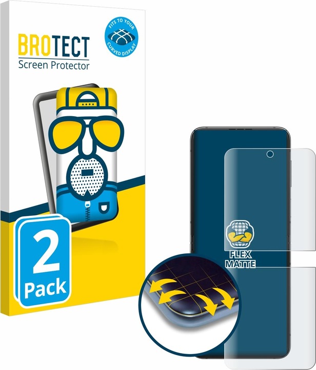 Immagine prodotto BROTECT Full-Cover Pellicola Opaca (2 Pezzo/i, Samsung Galaxy Z Flip 5G)