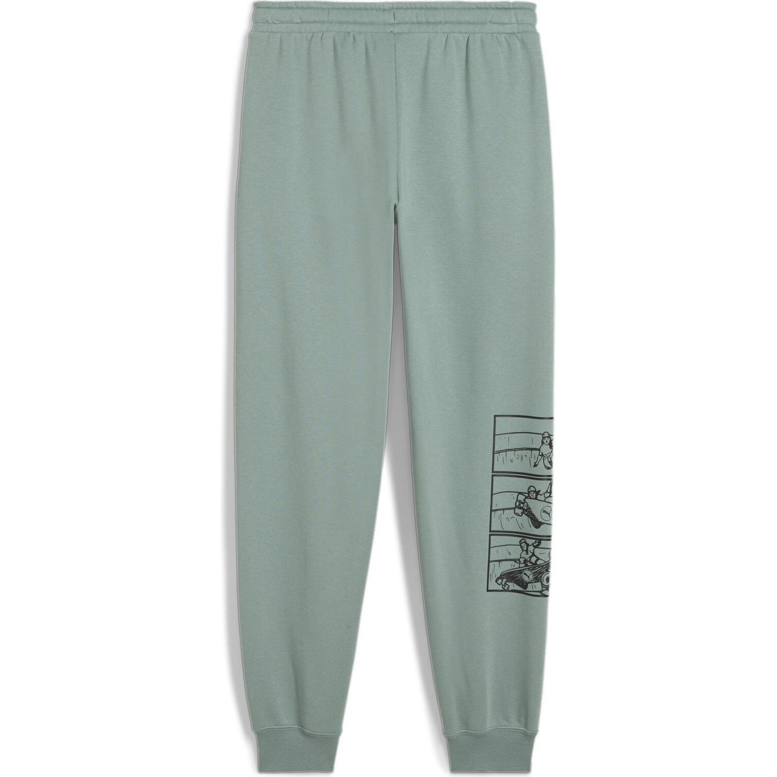Thumbnail - Puma, Jungen, Sporthose, MID90S Sweatpants FL B (176), Grün, 176