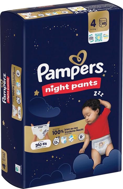 Produktbild Pampers Night Pants (Gr. 4, Halbmonatsbox, 40 Stk.)