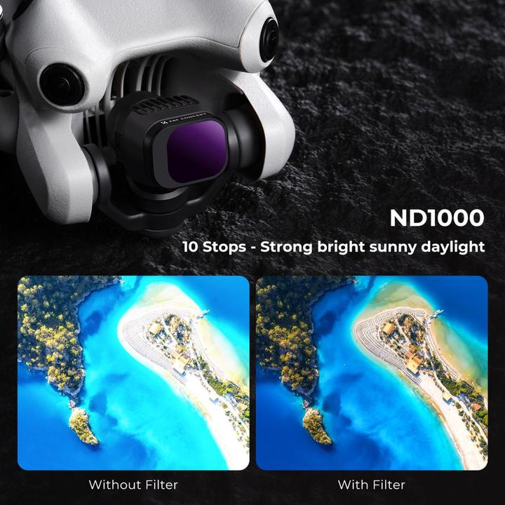 Produktbild K&F Concept Filter ND1000 (Drohnen Filter, DJI Mini 4 Pro)