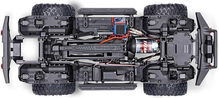 Immagine prodotto Traxxas Trx-4 Sport 4x4 Blau 1/10 Scale-Crawler Rtr Brushed, Clipless, Ohne Akku Und Ladegerät (RTR pronto all'uso)