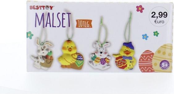 Blau, Gelb, Grün, Rot, Weiss