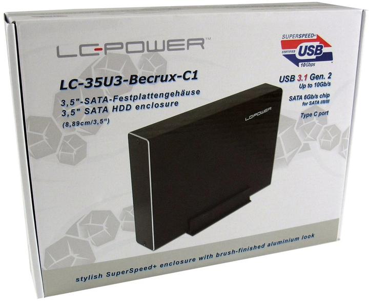 Actual product image LC-Power ext. 3.5" Housing LC-35U3-Becrux-C1 (3.5")