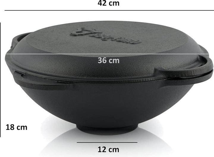 Actual product image BBQ-Toro Kazan Schmortopf mit Deckel