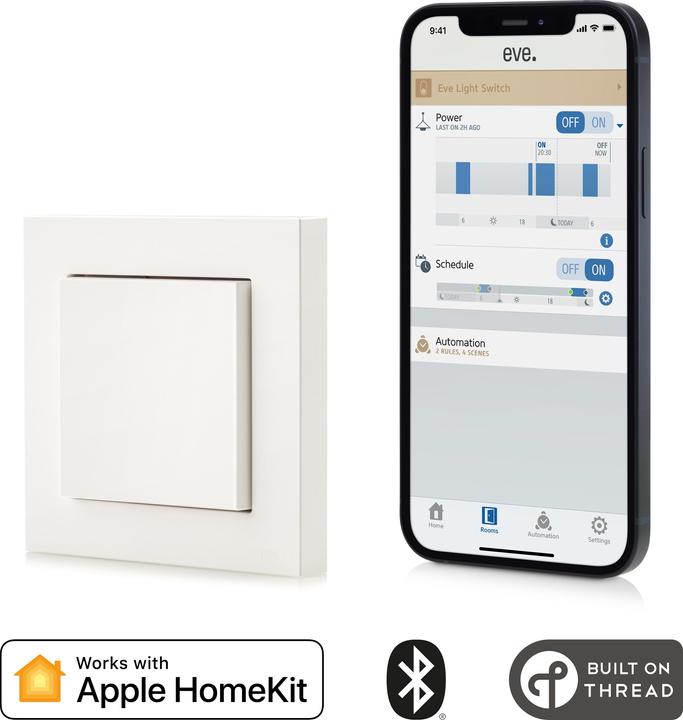 Actual product image Eve Light Switch (HomeKit)