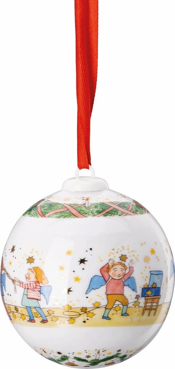Actual product image Hutschenreuther Christmas bauble 2024 porcelain (1 -part)