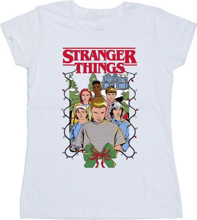 Produktbild Netflix Stranger Things Christmas Poster TShirt (S)