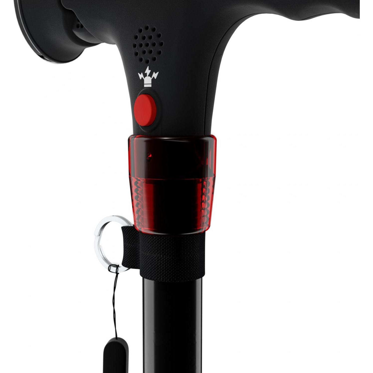 Weinberger Geh- und Wanderstock mit Licht und Panikalarm (2336)