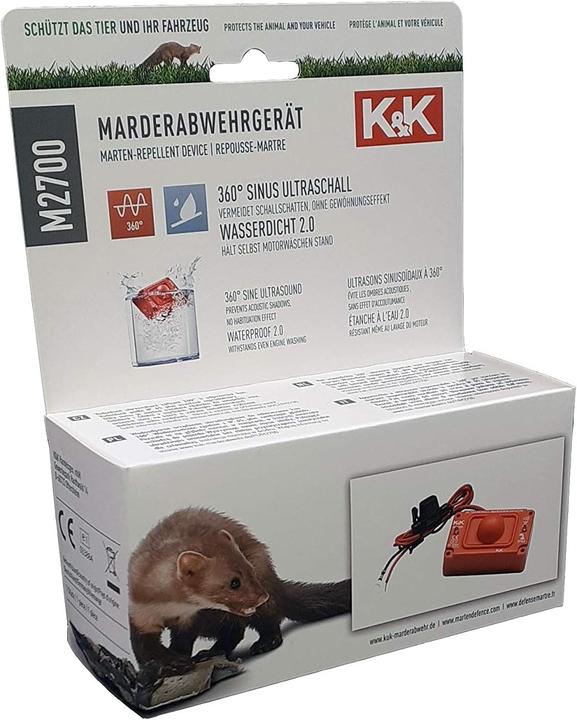 Actual product image K&K M2700 Das Perfekte Ultraschall-Marderabwehrger„t