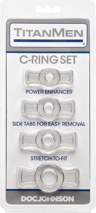Produktbild Doc Johnson TitanMen Cockring Set Clear