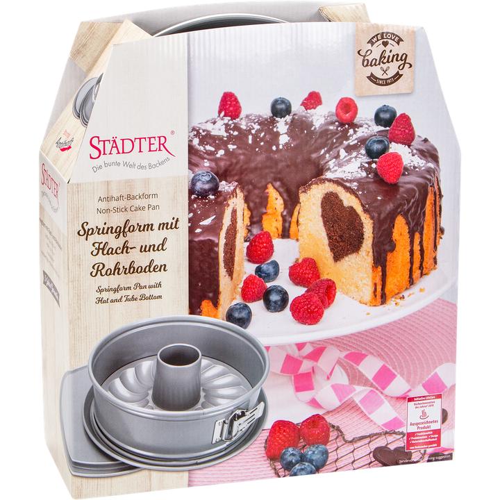 Produktbild Städter Springform ø 26 cm / H 7 cm Silber mit Flach- und (26 cm)