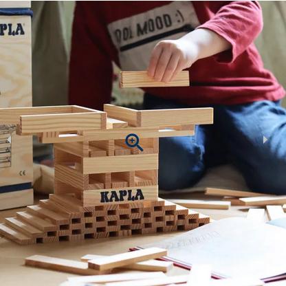 Produktbild Kapla - Blank - Constructiespeelgoed - Blauw Voorbeeldboek - 280 Plankjes