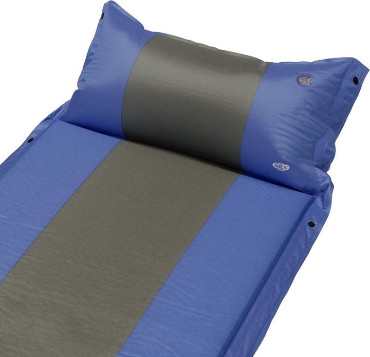 Actual product image Nils Camp Nc4349 Blue-Gray Rubber Carpet With Cushions
