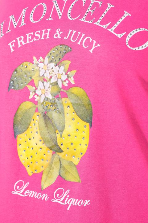 Actual product image Miamoda T-Shirt, Zitronen-Motiv, Halbarm (48)