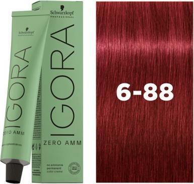 Produktbild Schwarzkopf Igora Zero AMM - 6-88 Dunkelblond Rot Extra (6-88 Dunkelblond Rot Extra)