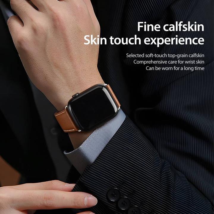 Actual product image Dux Ducis YA bracelet (45 mm, 44 mm, 42 mm, 49 mm, Genuine leather)