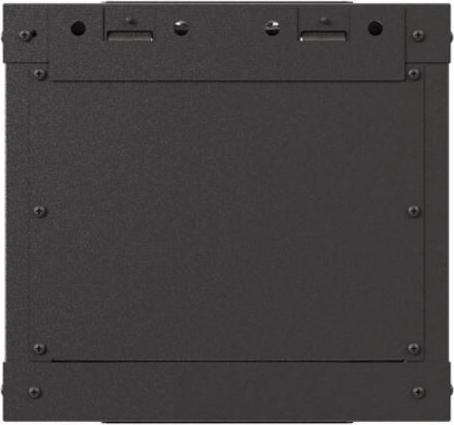 Produktbild Lanberg Szafa Instalacyjna Rack Wisząca 10 4u 300x300 Czarna Drzwi Przeszklone (Flat Pack) (4 HE, 10 Zoll Rack)