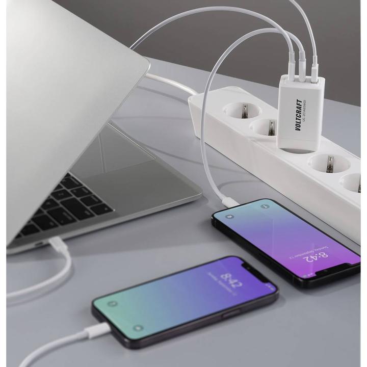 Produktbild Voltcraft UC-2C1A65W01 USB-Ladegerät 65 W Steckdose, Innenbereich Ausgangsstrom (65 W)