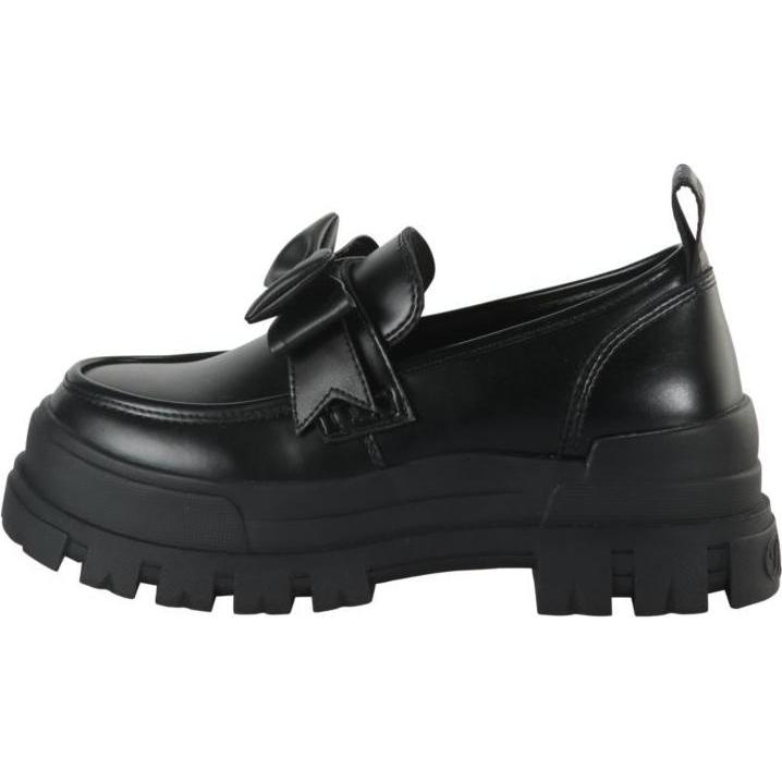 Thumbnail - Buffalo, Damen, Ballerinas, ballerinas aspha loafer bow - vegan box, Schwarz, (38)