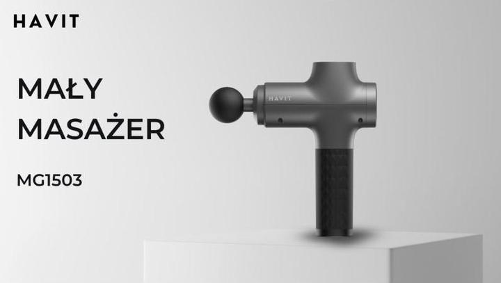 Actual product image Havit Masażer ręczny pistoletowy MG1503 (240 min)