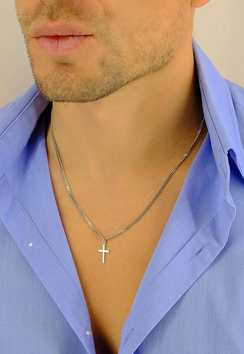 Produktbild Muau Kreuz (750/18K Weissgold)