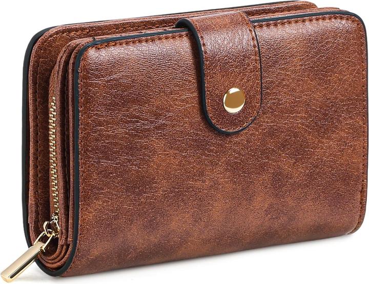 Only-Bags.Store Portemonnaie Reissverschluss mit Münzfach & RFID-Schutz