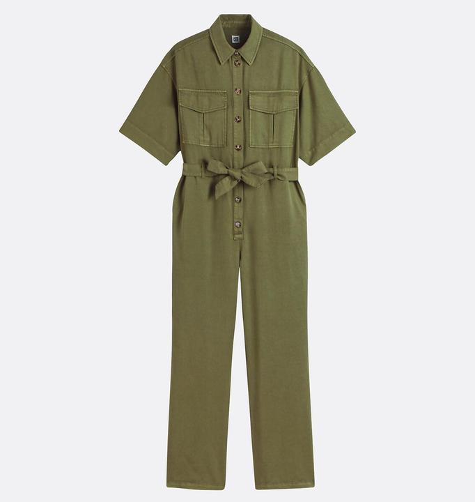 La Redoute Collections Jumpsuit mit kurzen Ärmeln