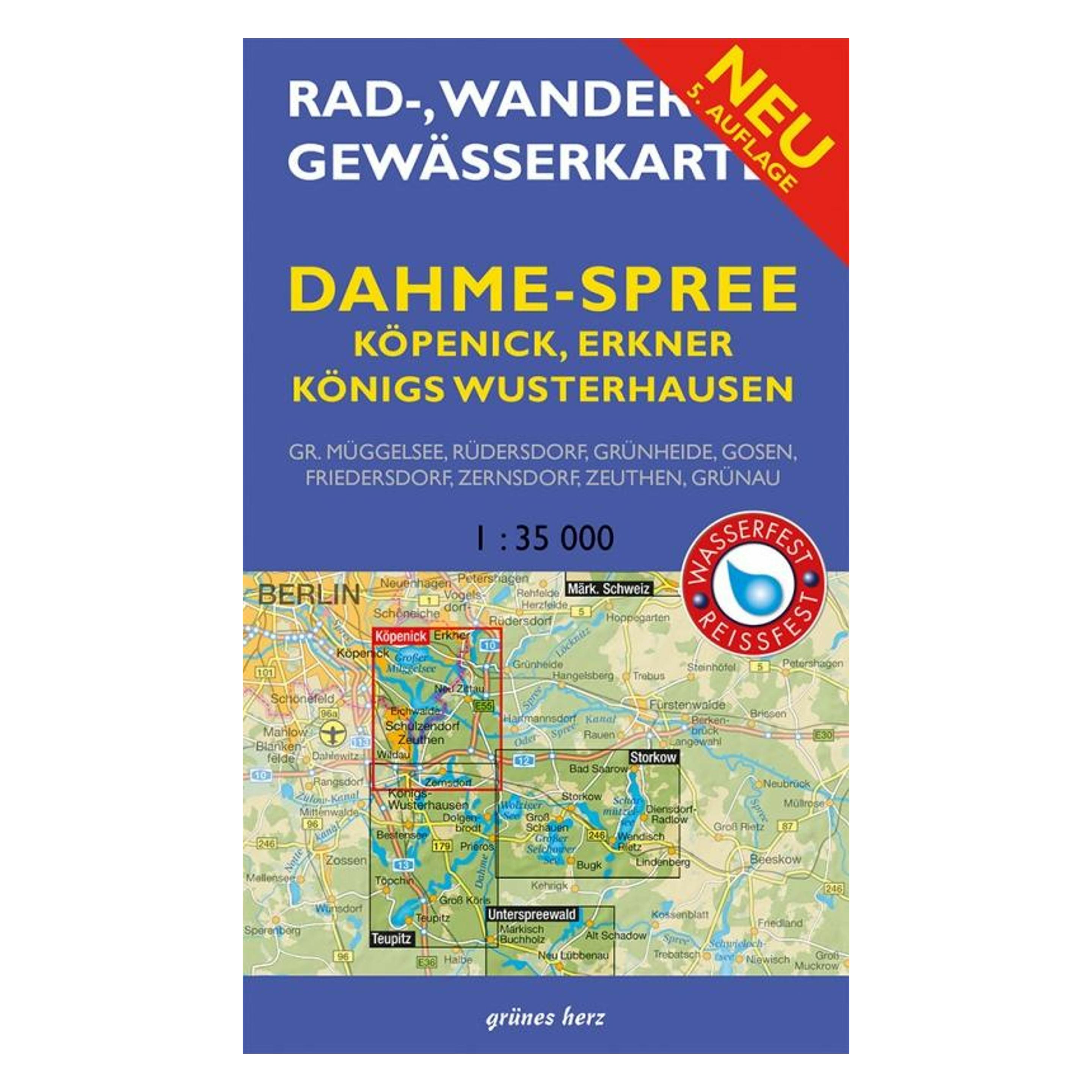 Grünes Herz Rad-,Wander-u.Gewässerktn. Dahme-Spree (40526905)