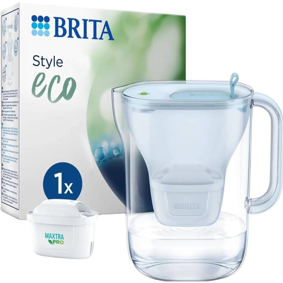 Brita Borraccia filtrante ecologica resistente, Caraffa filtrante, Blu