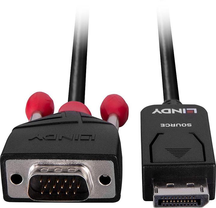 Actual product image Lindy DisplayPort — VGA (3 m, DisplayPort, VGA)